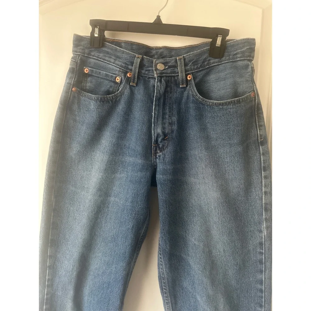 Levis 550 Relaxed Fit Jeans Mens 31x30 Medium Wash Blue Denim Tapered Leg